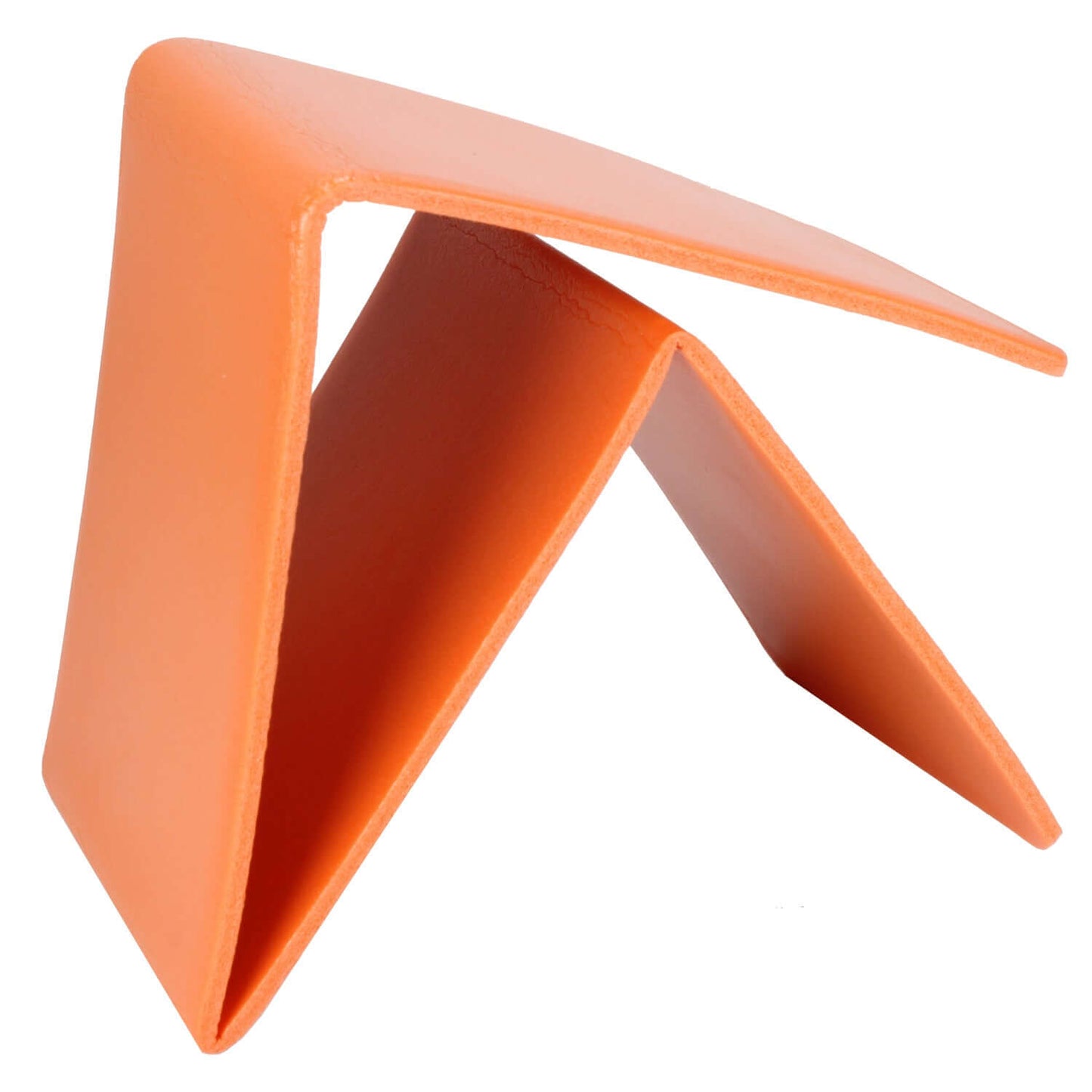 Padded Multi Purpose Splint, Aluminum, Reusable, Orange, 4.25” x 24” shown in an angled view.