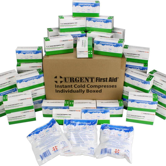 M562 Instant Cold Compress, Boxed 4"x5" - 50 Per Case Urgent First Aid®
