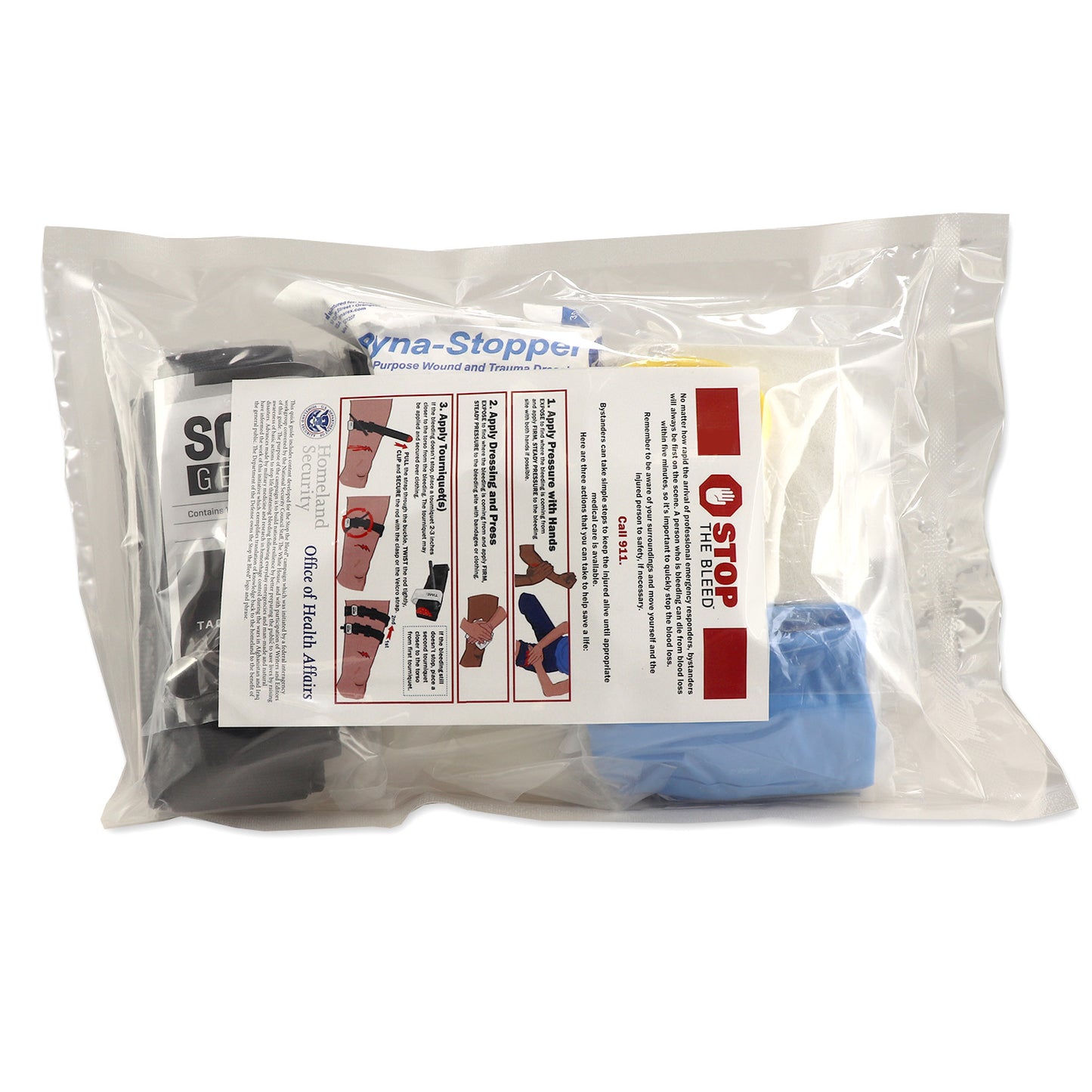 Basic Individual Bleeding Control Kit, Vacuum Bag