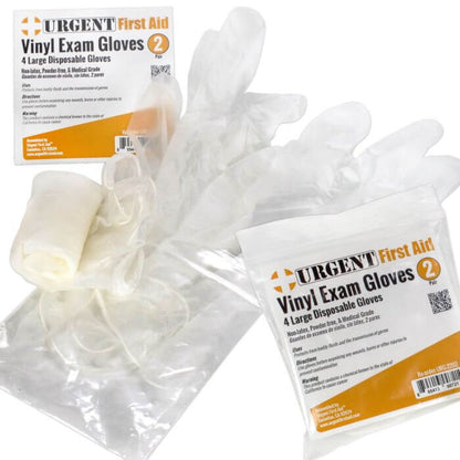 no allergy Large Disposable Gloves 2 Pair Per Bag one time use first aid gloves 