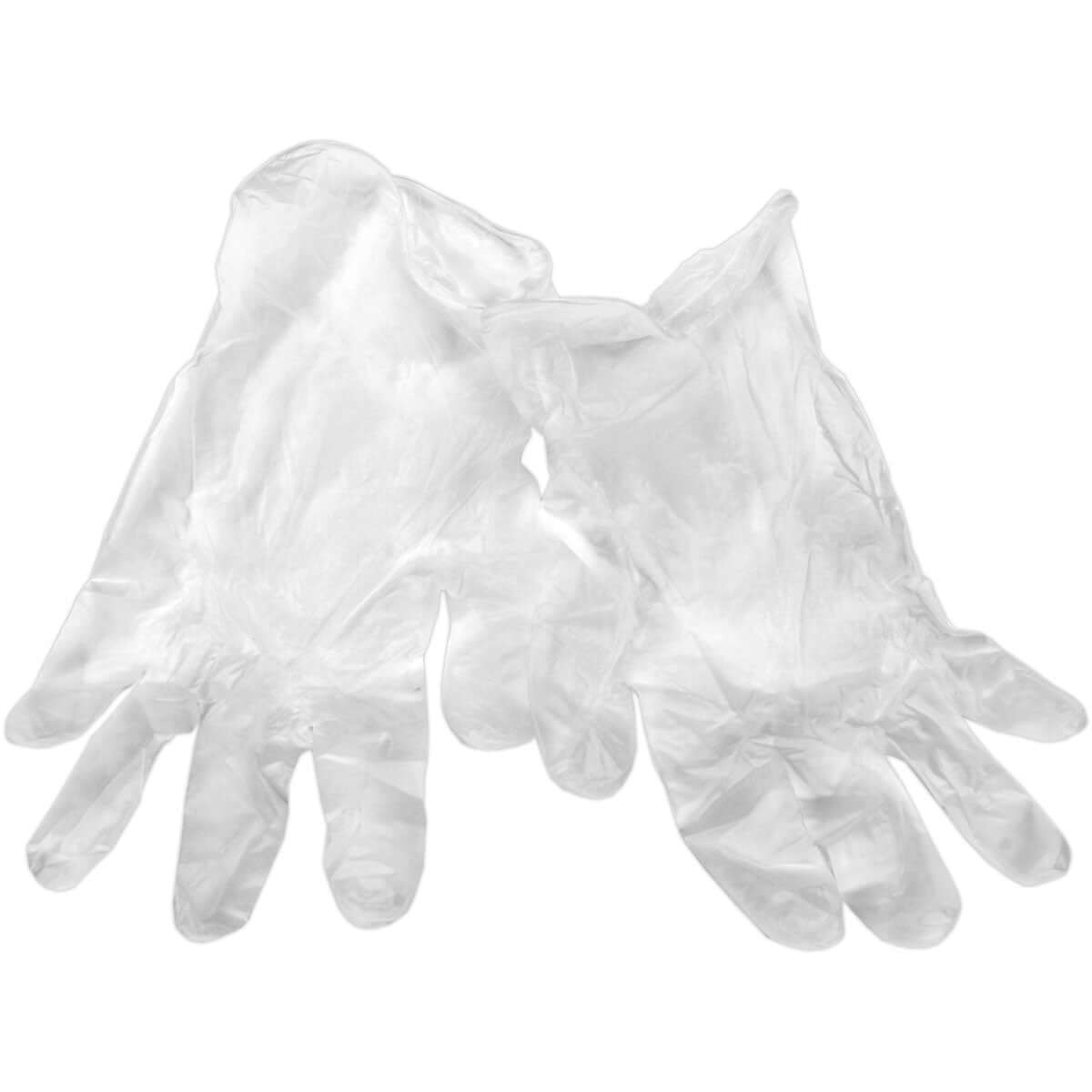 Vinyl Large Disposable Gloves 2 Pair Per Bag Urgent First Aid hypoallergenic