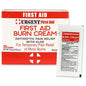 First Aid Burn Cream .9gram, 25 Packets Per Box - Antiseptic pain relief for minor burns and injuries.