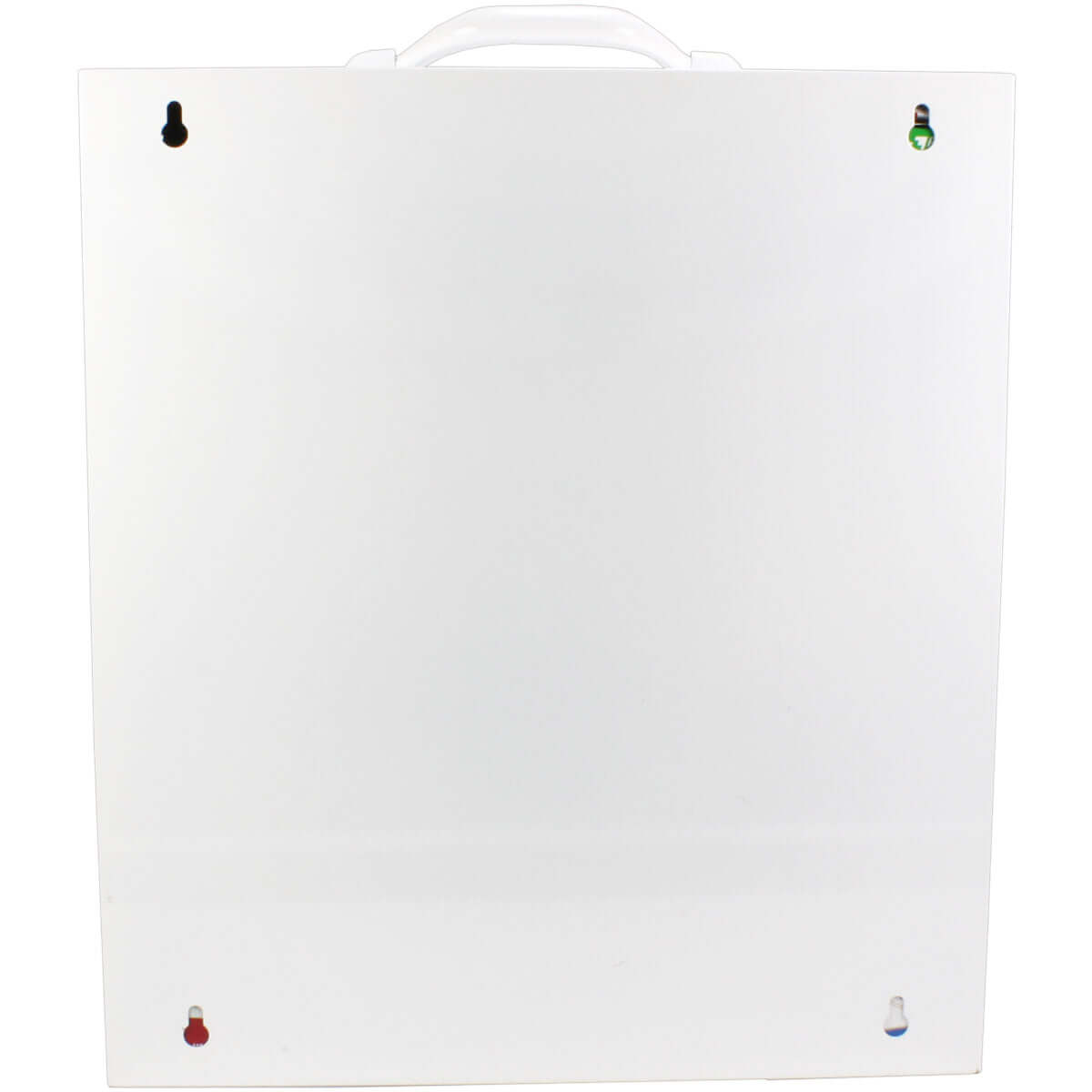 3 shelf  ANSI A first aid cabinet with mounting brackets for wall mounting solid metal water resistant white case wall mountable first aid 1st aid
