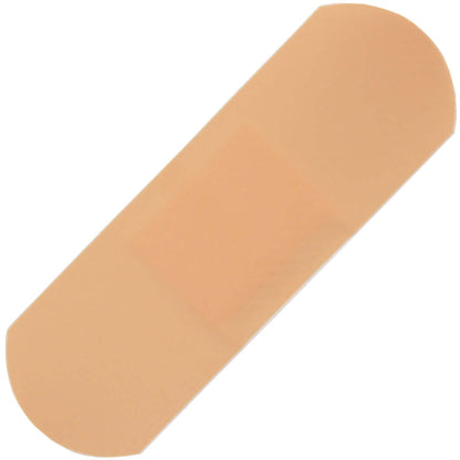 Adhesive Bandages, 1" x 3" plastic strip, non-stick surface for cuts and scrapes, lightweight healing protection.