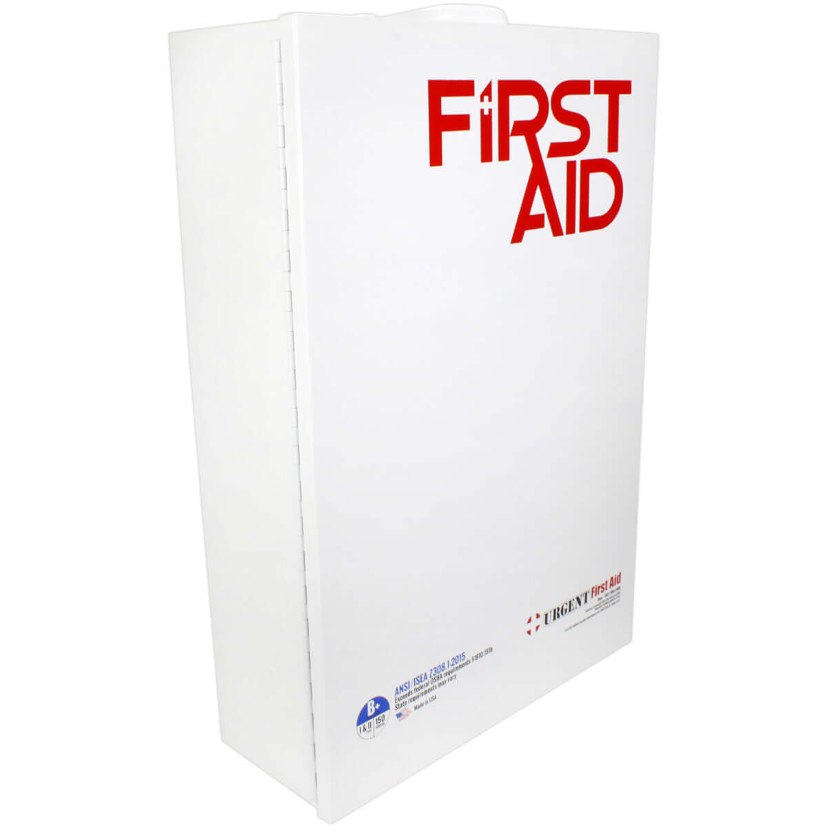 URG-248B 4 Shelf Industrial ANSI B+ First Aid Station with Door Pockets Urgent First Aid®