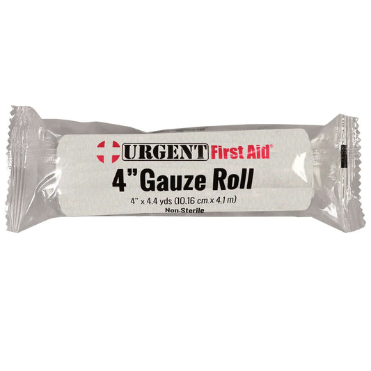 URG-534 4" x 4.4yds Conforming Stretch Gauze Roll Bandage Urgent First Aid®