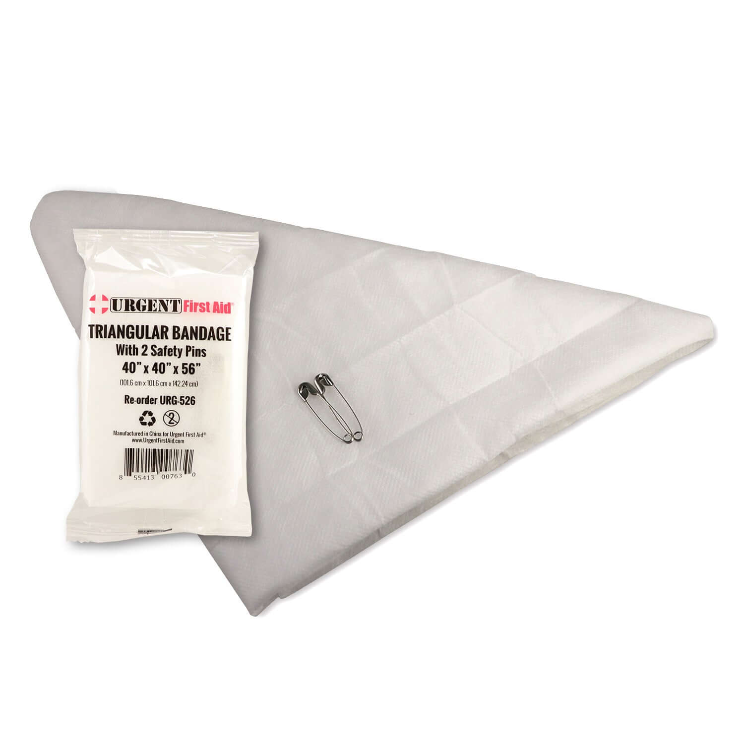 56" first aid triangular bandage for wound care and stabilization 