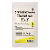 ABD Trauma Pad 5" x 9", sterile trauma dressing for quick bleeding control and healing in injuries.