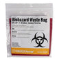 URG-0102 Biohazard Bag, 24"x24", Twist Ties, Individually Bagged Urgent First Aid®