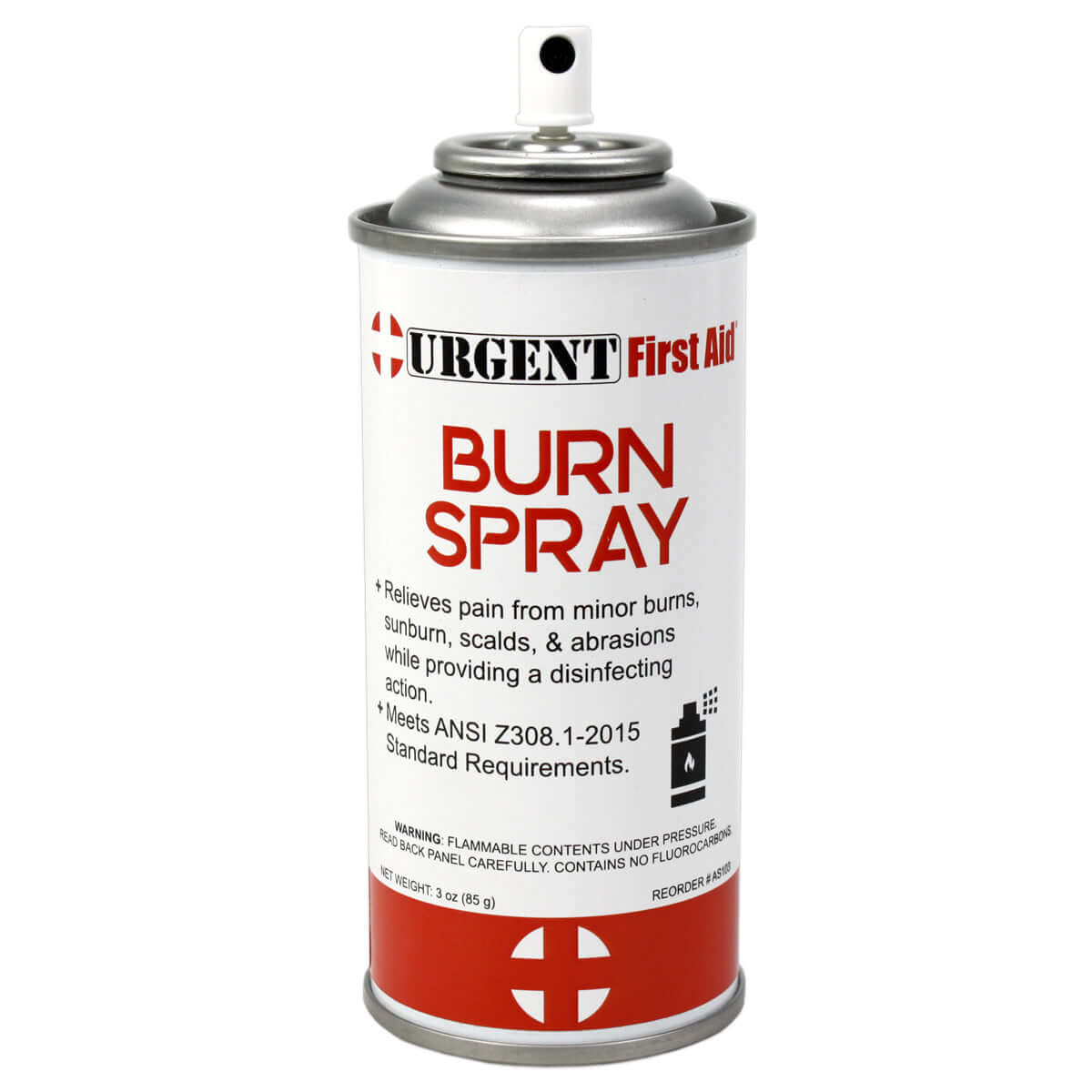 Burn Spray 3 ounce Aerosol lid off