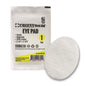 Oval Eye Pads, Sterile, Urgent First Aid package with a single sterile cotton eye pad