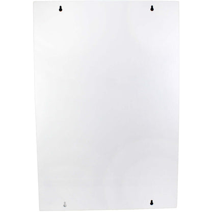 5 shelf  ANSI B first aid cabinet with mounting brackets for wall mounting solid metal water resistant white case.