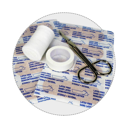bandages included in ANSI B station 5 shelves