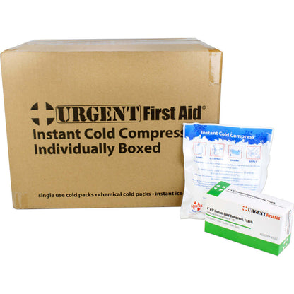 outer case of 50 chemical Instant ice Compress, 5 inch reduces swelling and pain