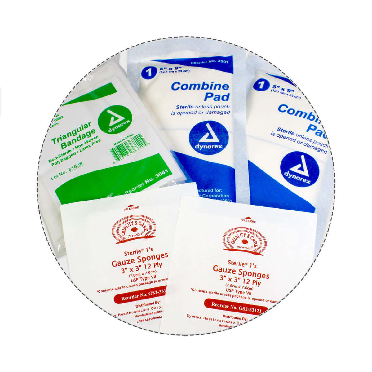 wraps and medication inside  5 Shelf Industrial ANSI A+ First Aid Station with Door Pockets Urgent First Aid®