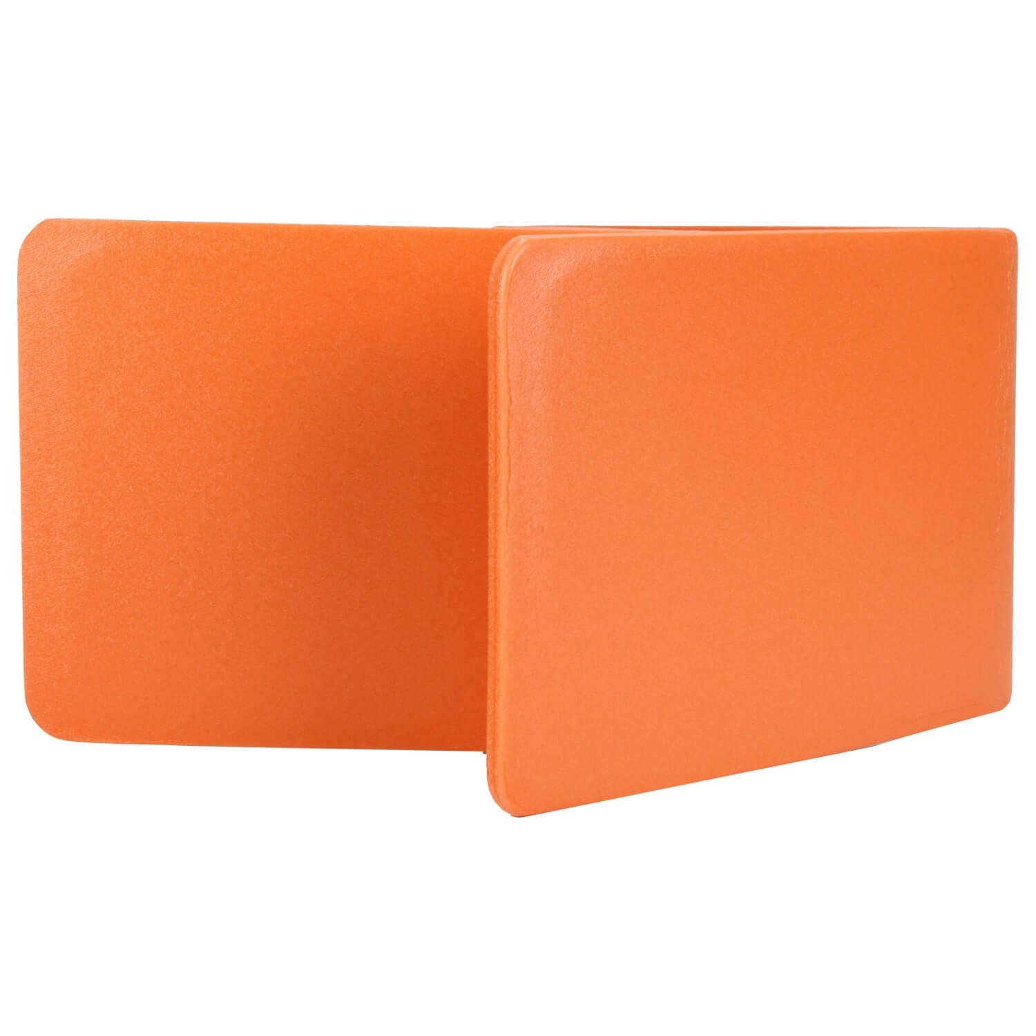 Padded Multi Purpose Splint, Aluminum, Reusable, Orange, 4.25” x 24” displayed at an angle.