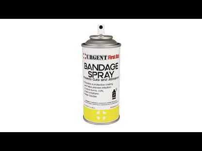 video of AS105 Bandage Spray, 3 oz. Aerosol - 1 each Urgent First Aid®