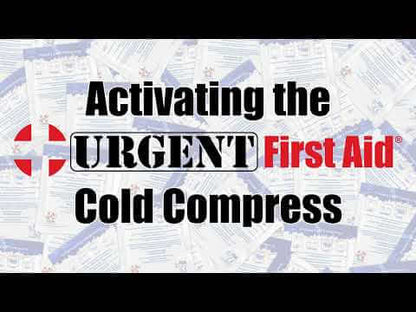 video of M564-E 6" x 9" Instant Cold Compress, Boxed - 1 Each Urgent First Aid®