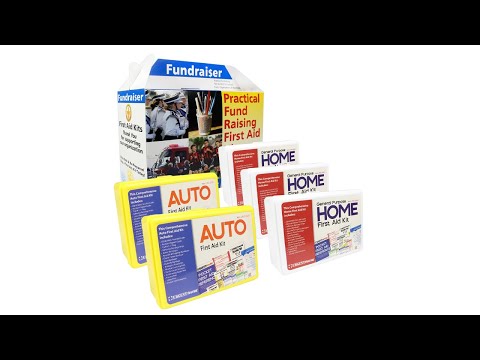 video of URG-3000 Fundraiser Mixed First Aid Kit Package with Tote Urgent First Aid®