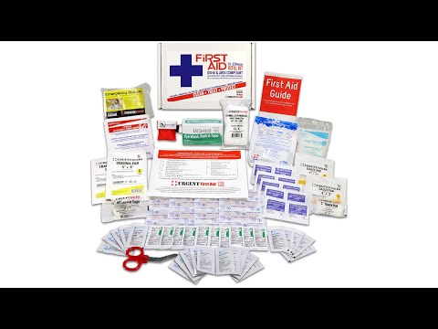 Bulk First Aid Kit Refill, 78 Pieces, ANSI A, 25 Person - Comprehensive first aid supplies for workplace injuries.
