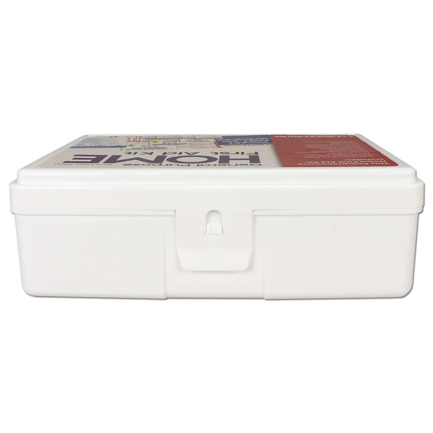 General Purpose Home First Aid Kit for Fundraisers - compact plastic case for emergency preparedness.