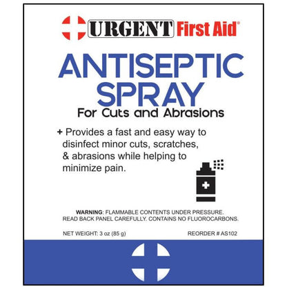 urgent first aid cleaning antiseptic spray label top rated first aid spray